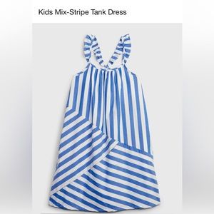 Like new Girls mix-striped tank dress